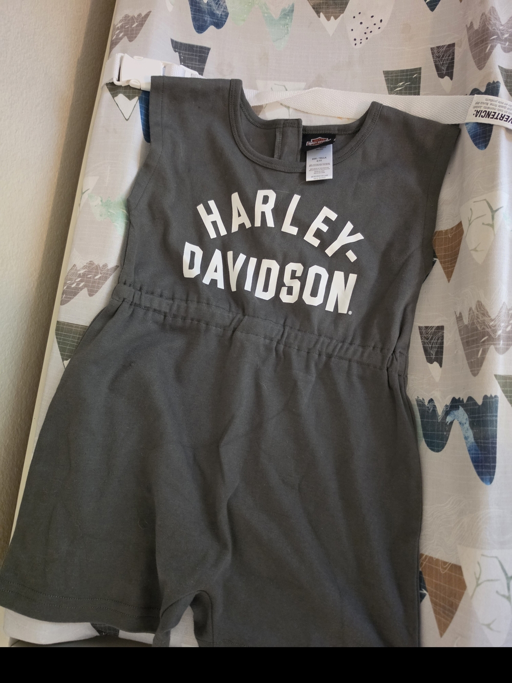 Harley-Davidson Kids Gray Shirt with White Lettering